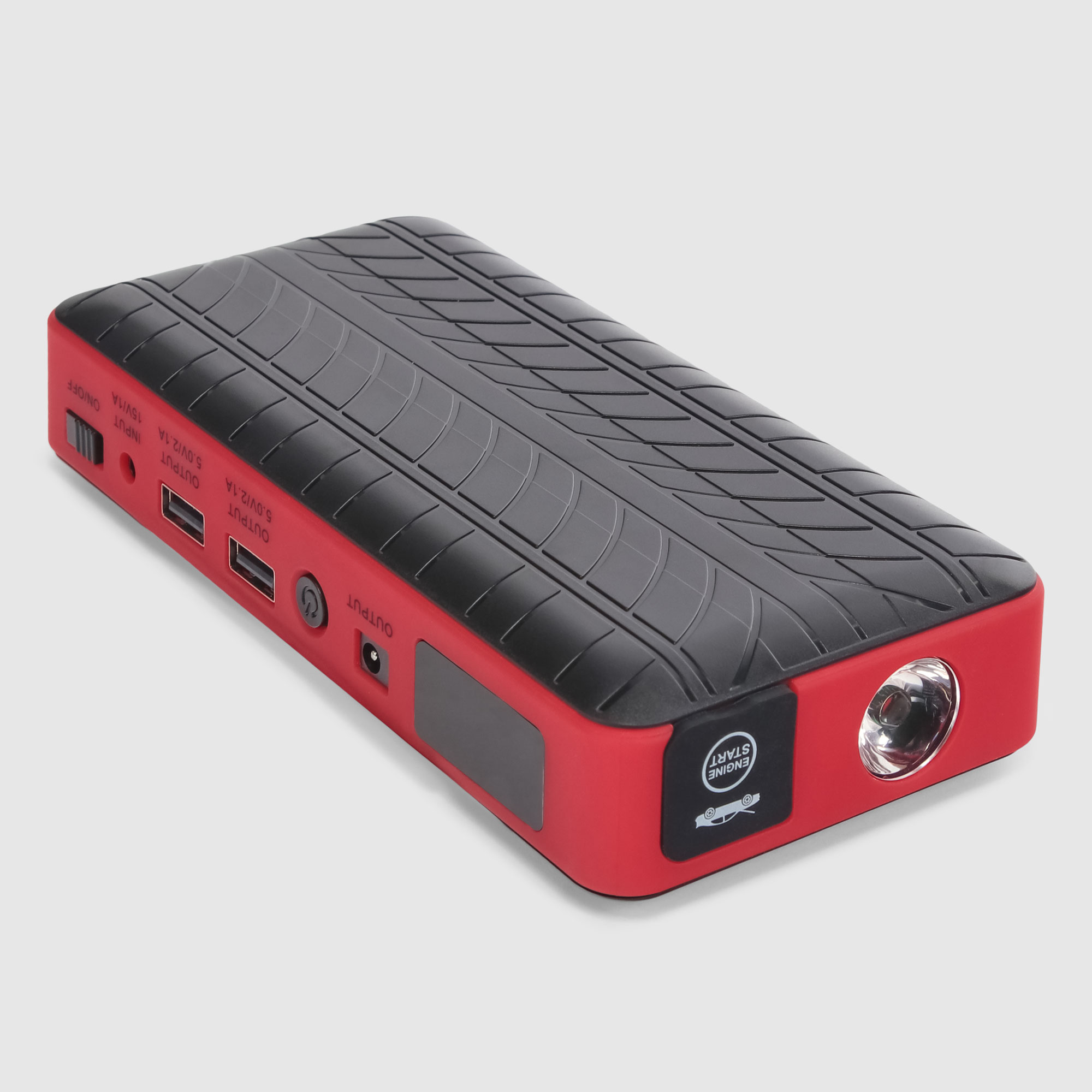 Пусковое устройство ANMA для авто 18000mAh, цвет красный - фото 8