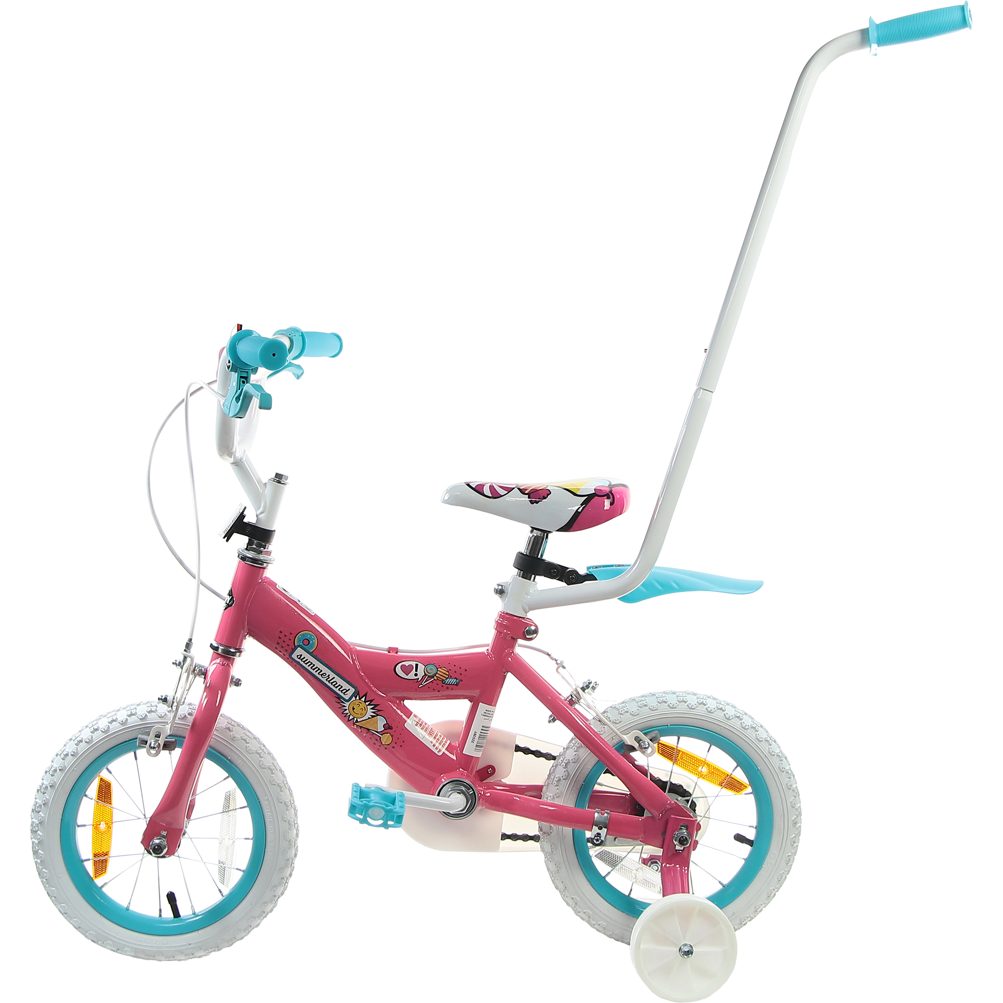 Велосипед детский Huffy Summer parent handle, для девочек, цвет розовый