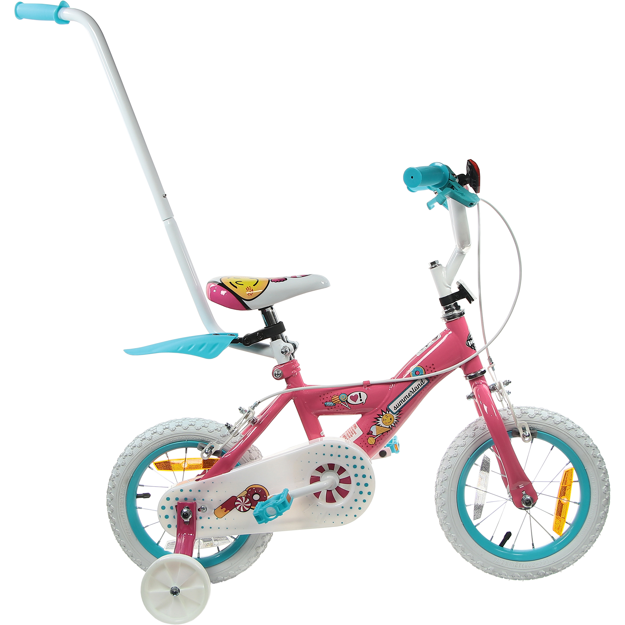 Велосипед детский Huffy Summer parent handle, для девочек, цвет розовый - фото 3