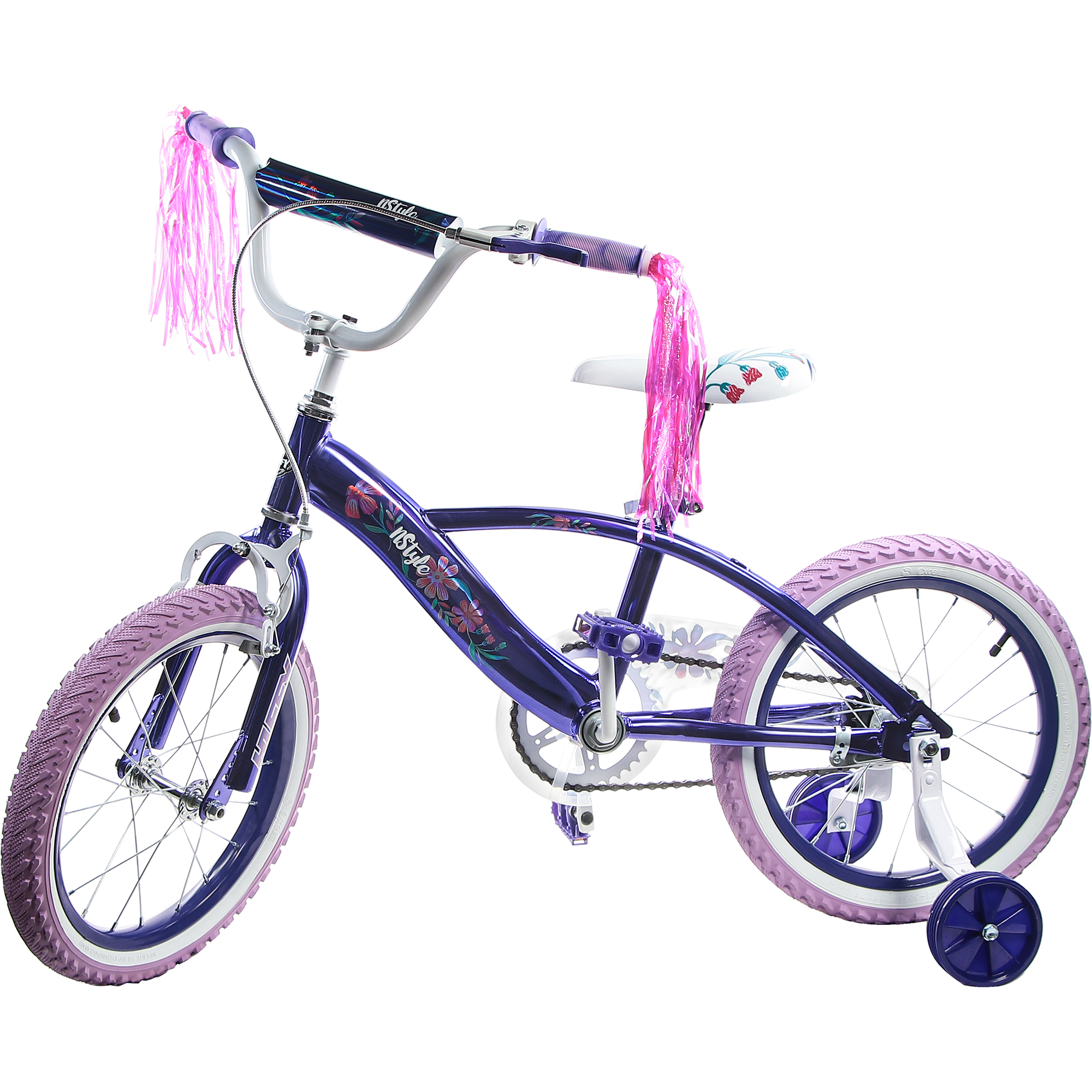 Велосипед детский Huffy N-Style, 16, для девочек, цвет фиолетовый - фото 2