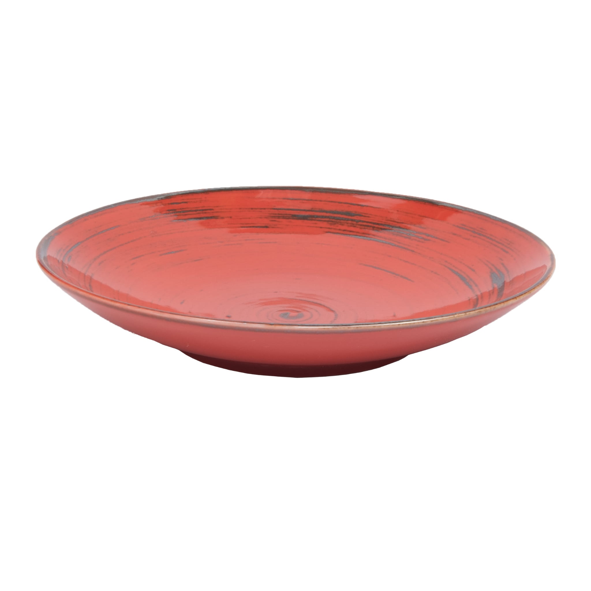 цена Тарелка глубокая Porcelana Bogucice Alumina Nostalgia Red 22 см
