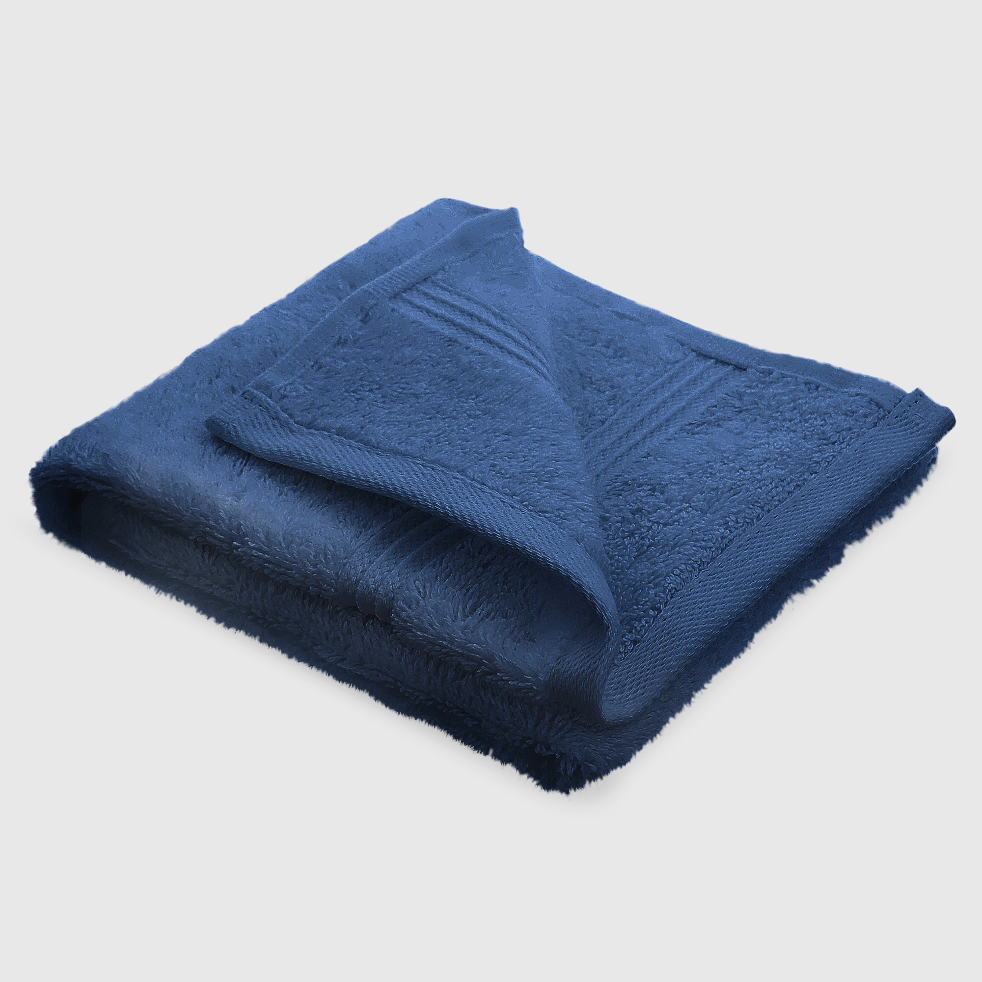 Махровое полотенце Bahar Тёмно-синие 30х30 см