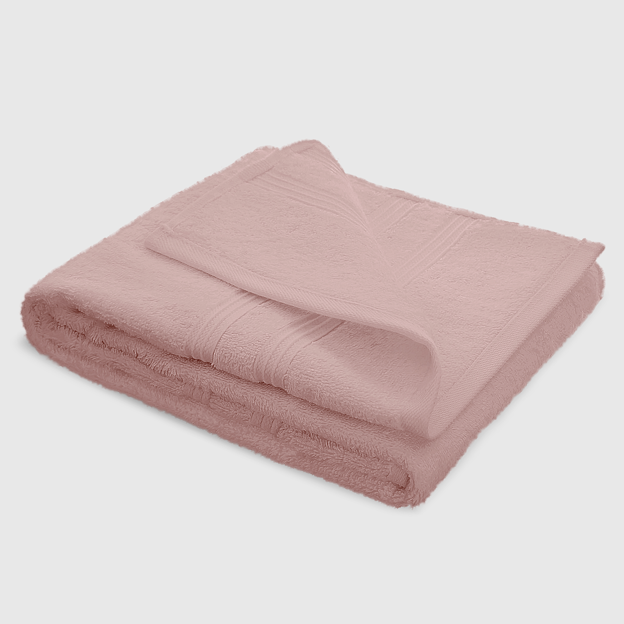 Махровое полотенце Bahar Powder пудровое 100х150 см полотенце махровое bahar 50х90 белое
