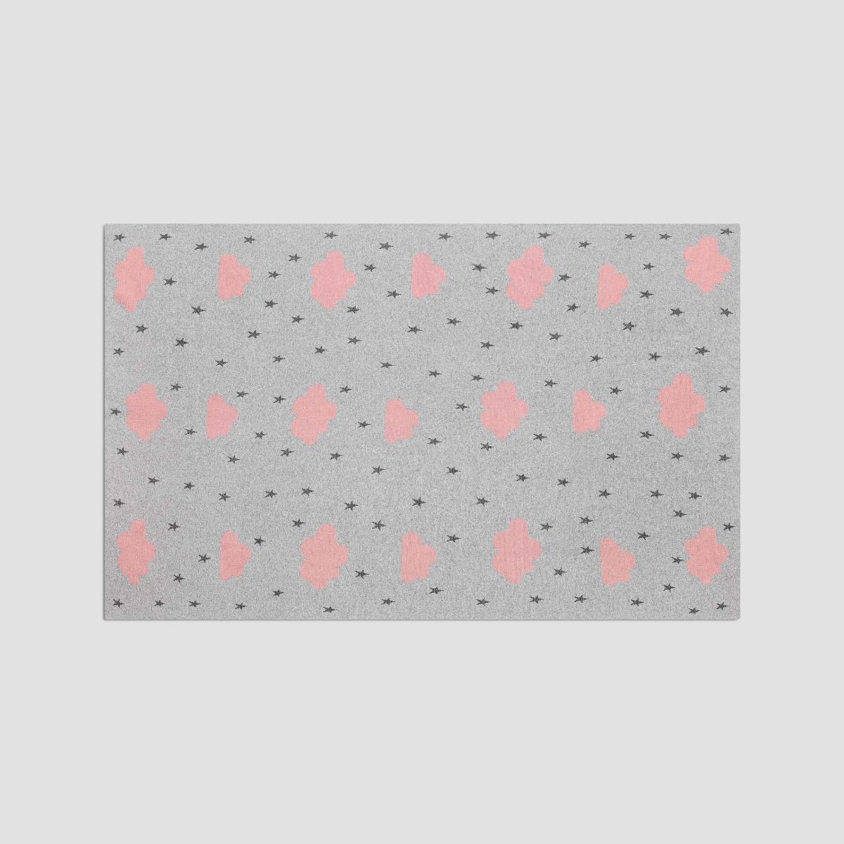 Плед Togas Олайя розовый с серым 100х150 см, цвет серый - фото 6