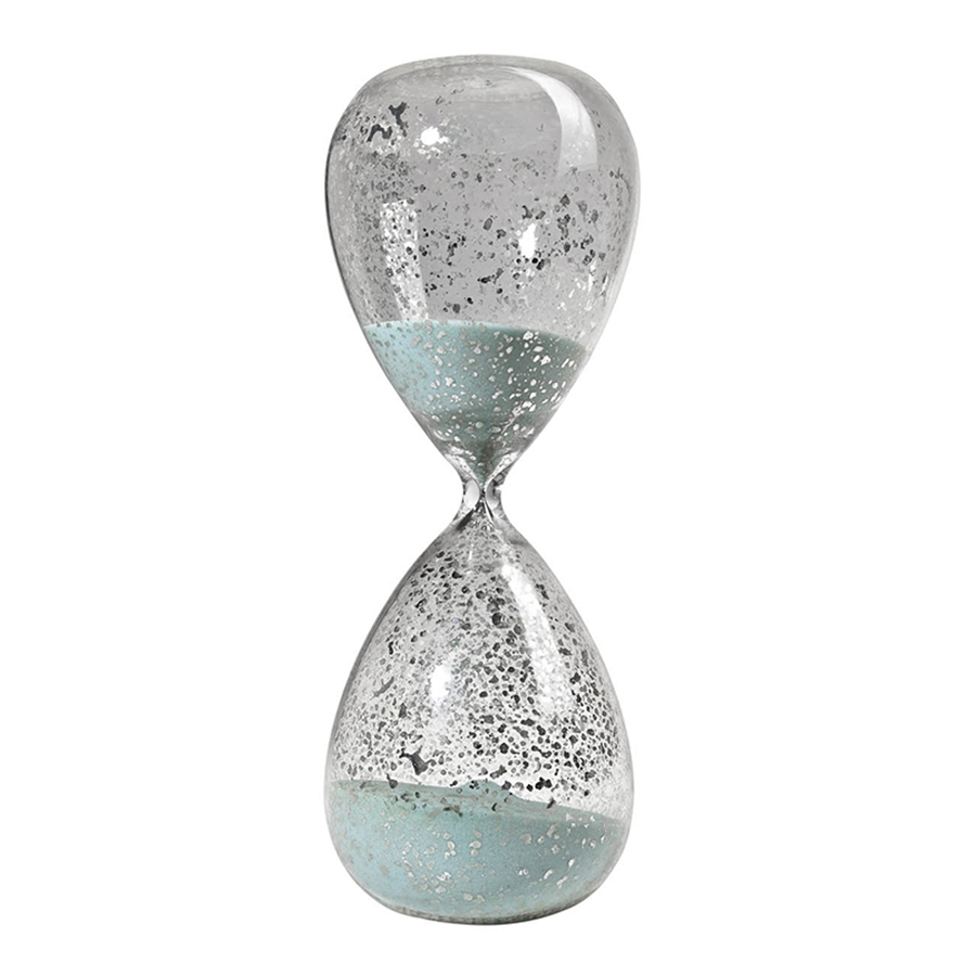 Песочные часы Glasar 9x9x25см декоративные песочные часы glasar зеленые 8x8x20 см