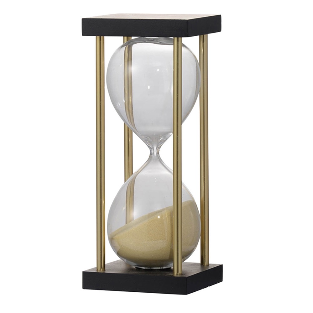 Декоративное изделие Glasar Песочные часы 10x10x26см декоративное изделие glasar песочные часы 9x9x26см коричневые