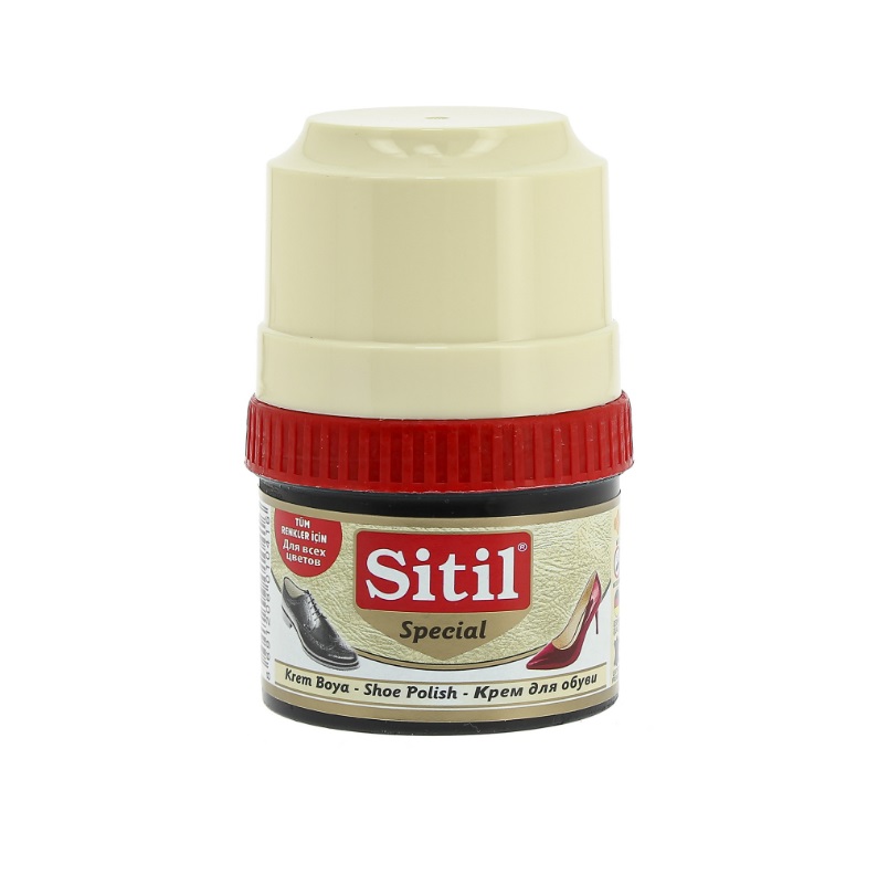 Крем-блеск для обуви Sitil бесцветный 60 г крем для обуви из гладкой кожи с намазком sitil бесцветный 60 г