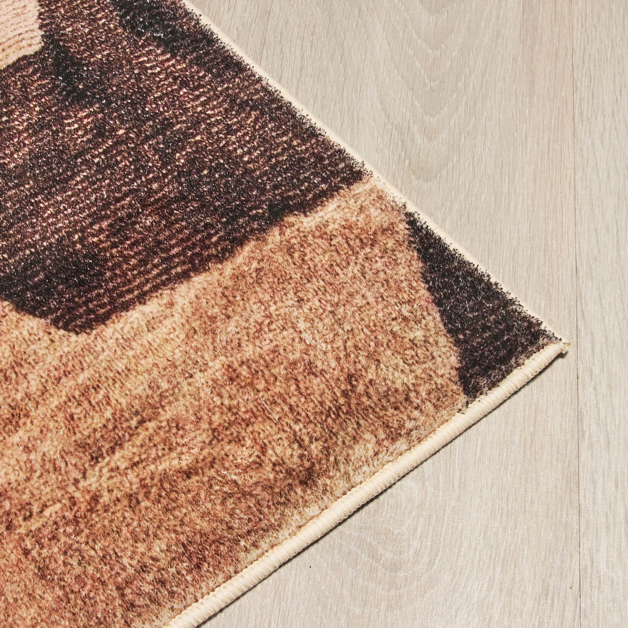 Коврик Silverstone Carpet коричневый 80х150 см - фото 2