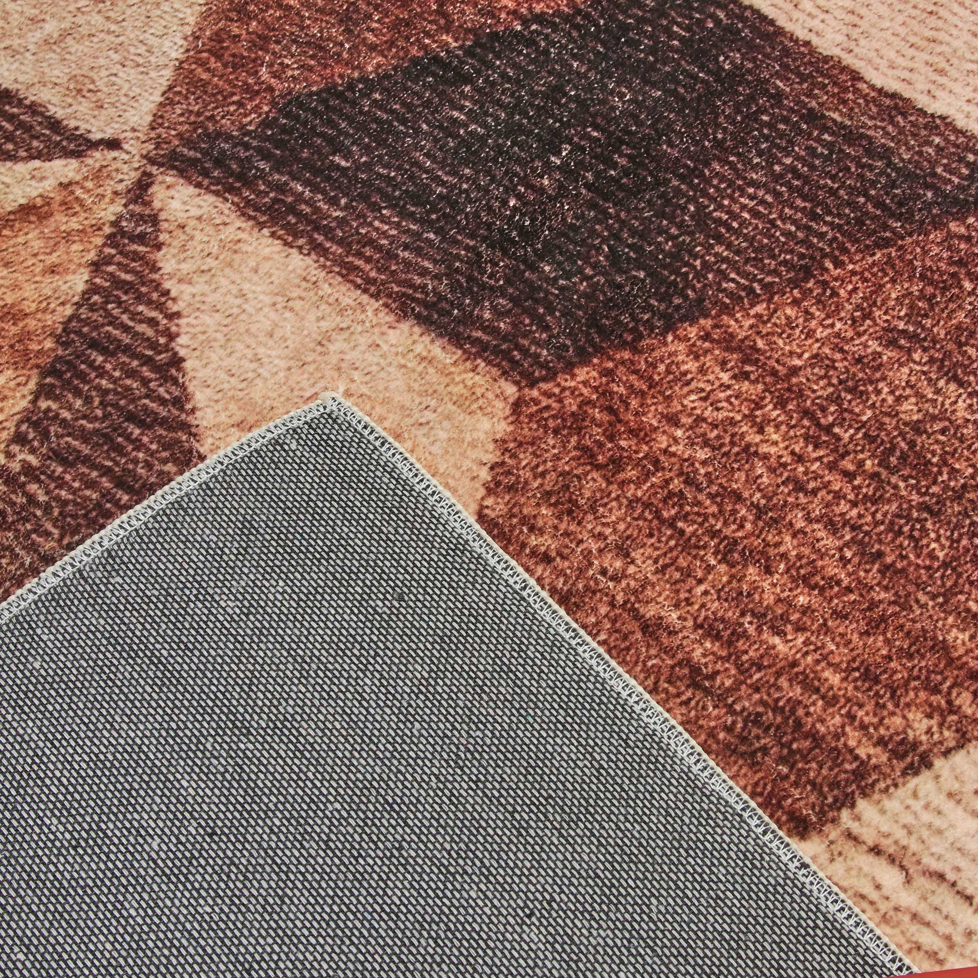 Коврик Silverstone Carpet коричневый 80х150 см - фото 4