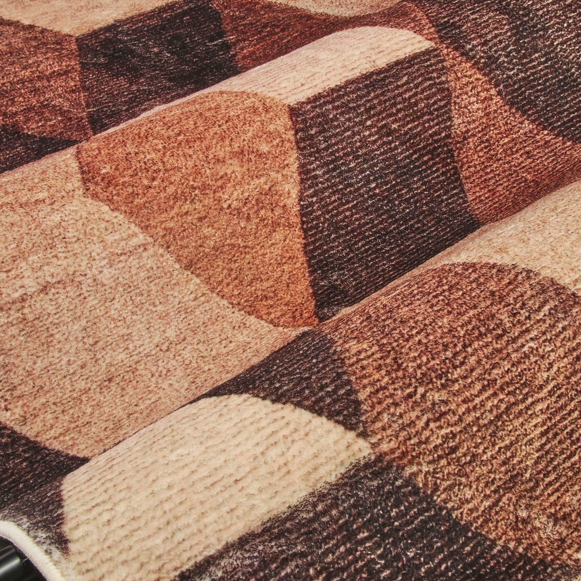 Коврик Silverstone Carpet коричневый 80х150 см - фото 5