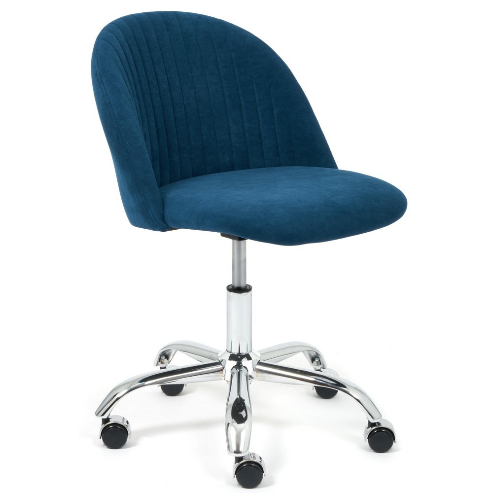Кресло TC Melody 75х45х50 см флок синий 32 офисное кресло melody оливковый флок