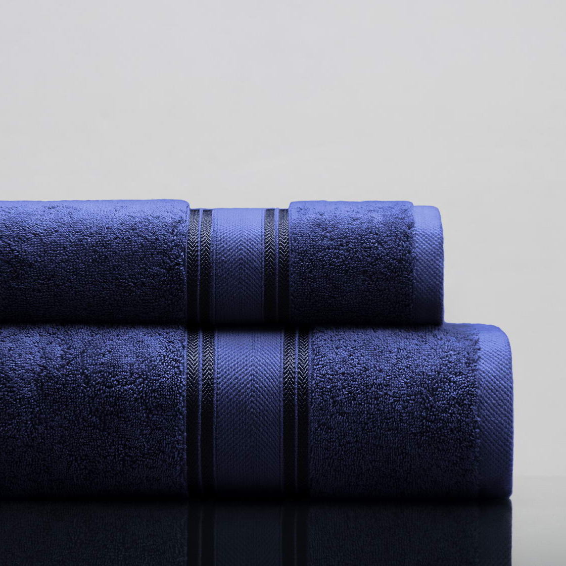 Махровое полотенце Sofi De Marko Taylor синее 50х90 см