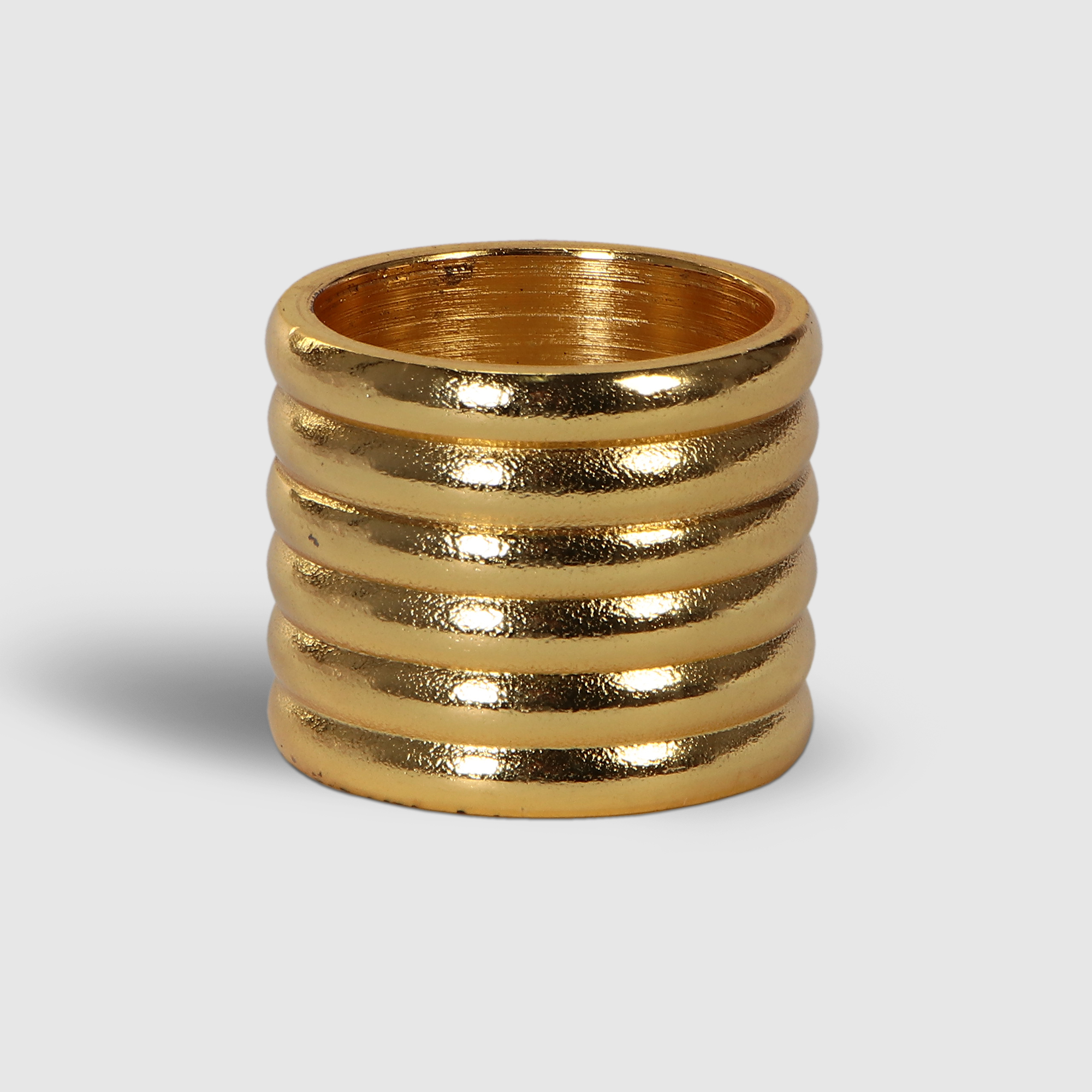 Набор колец для салфеток A la Mode Home spiral 6 шт, цвет золотистый