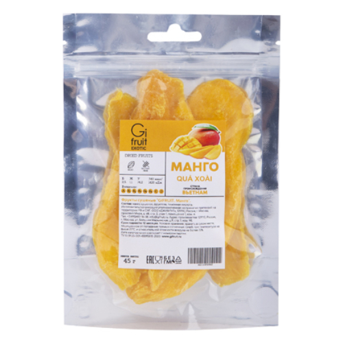 Манго Gifruit, 45 г спортивный напиток fit rx nrg xplode со вкусом манго 0 5 литра пэт 8 шт в уп