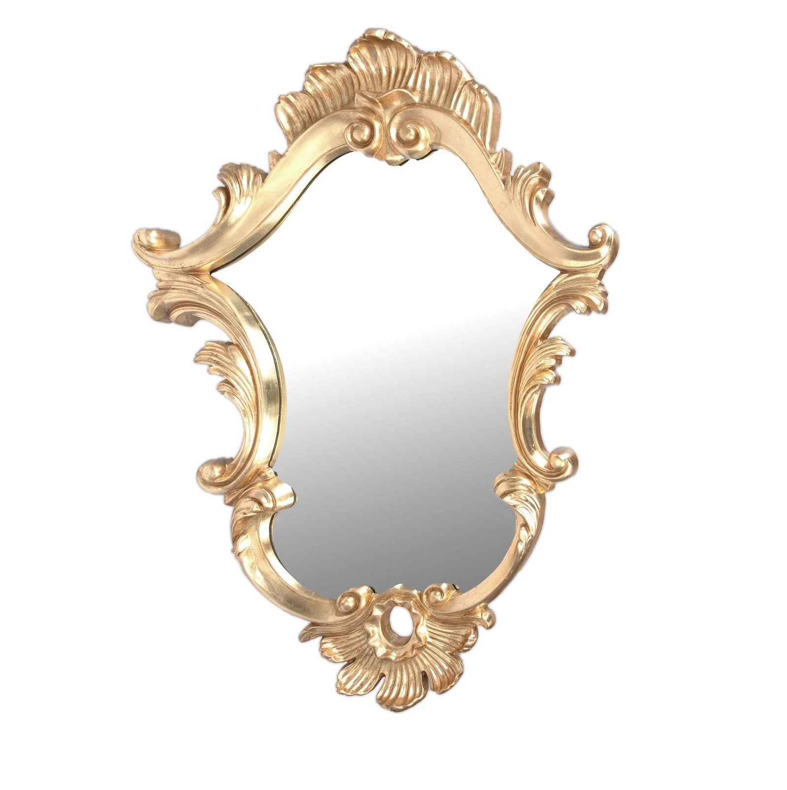 зеркало настенное glasar с полочкой светлое золото 18х9х35 см Зеркало настенное Glasar 101x6x72см золото