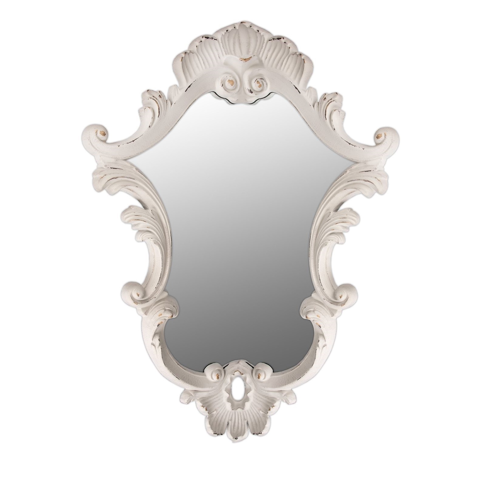 Зеркало настенное Glasar 101x6x72см белое зеркало настенное glasar 125x4x74см серебро