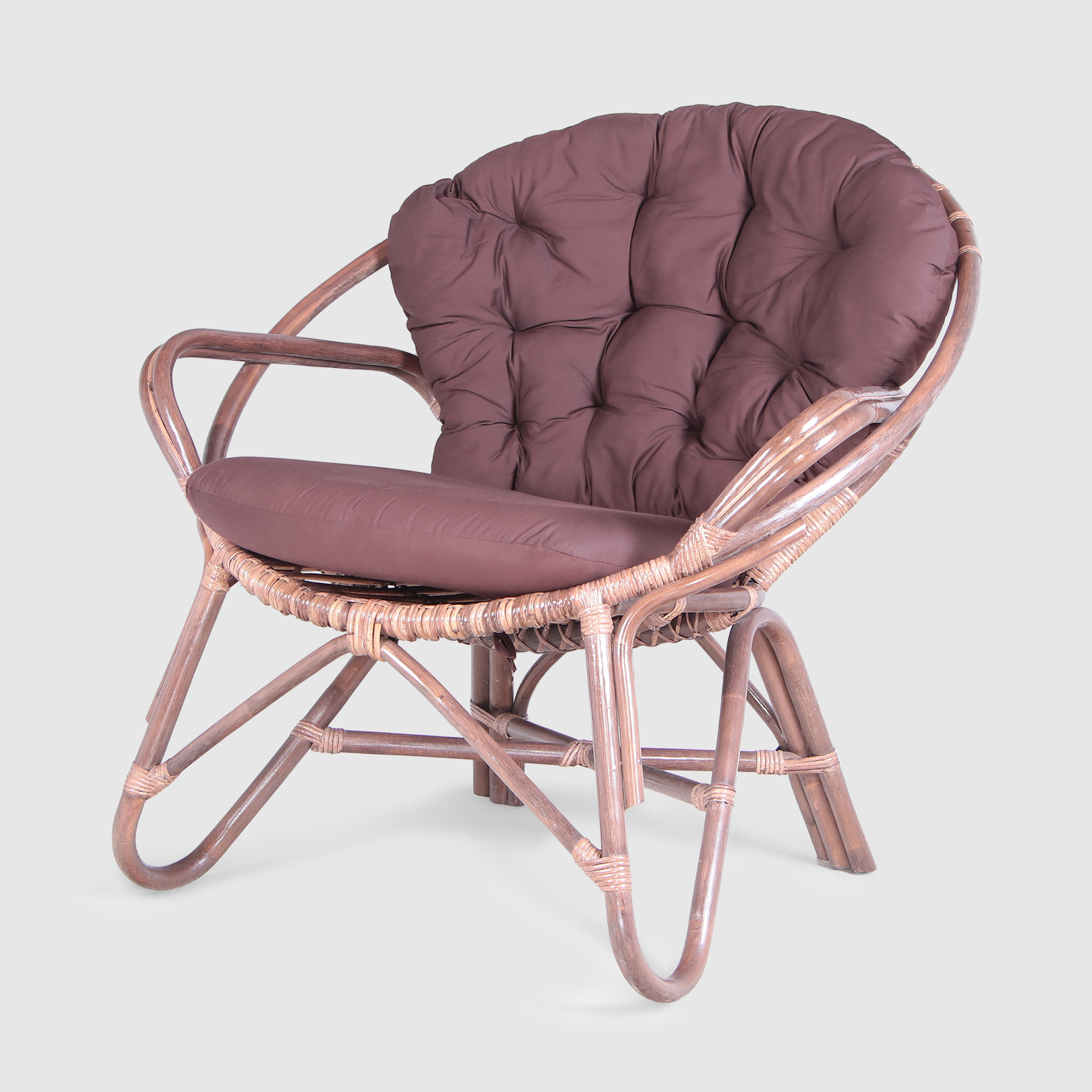 Кресло Rattan grand Comfort с подушкой medium brown кресло dreambag comfort красное экокожа 150x90 см