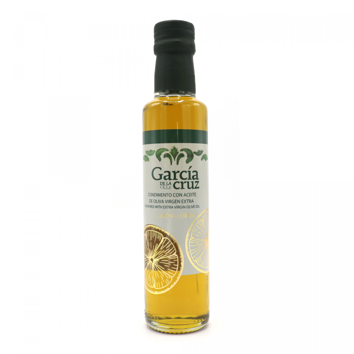 Масло оливковое Garcia De La Cruz Extra Virgin нерафинированное с ароматом лимона, 250 мл