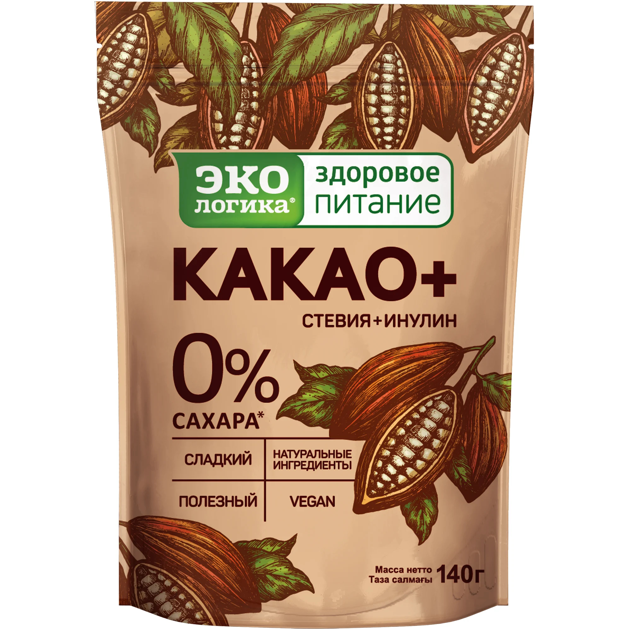 Какао-напиток Экологика растворимый, 140 г