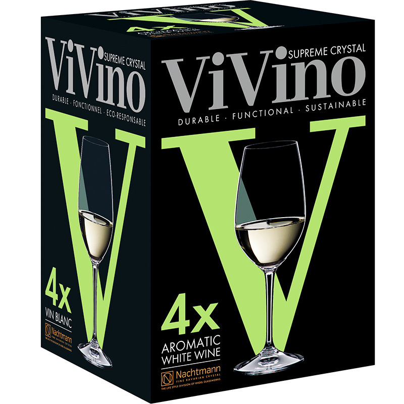 Набор фужеров для белого вина Nachtmann Vivino 4 шт 350 мл, цвет прозрачный - фото 4