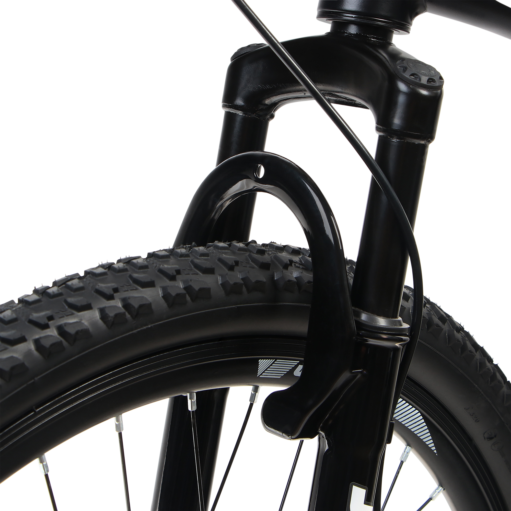 Велосипед Whisper 26, черный, мужской Жесткая стальная вилка - фото 8