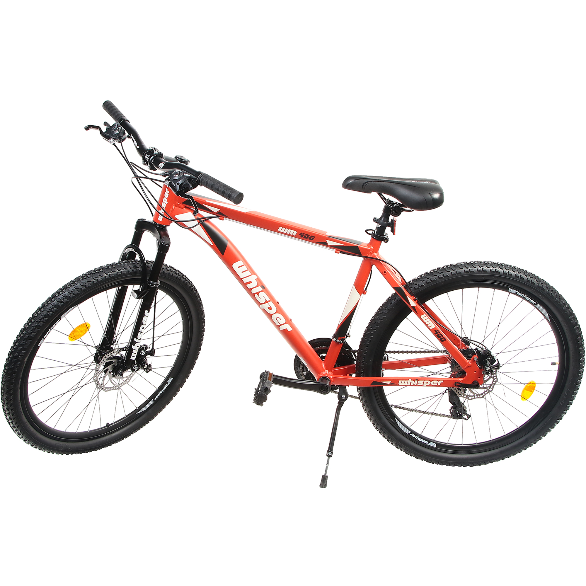 Велосипед Whisper 26, оранжевый, мужской Жесткая стальная вилка - фото 1