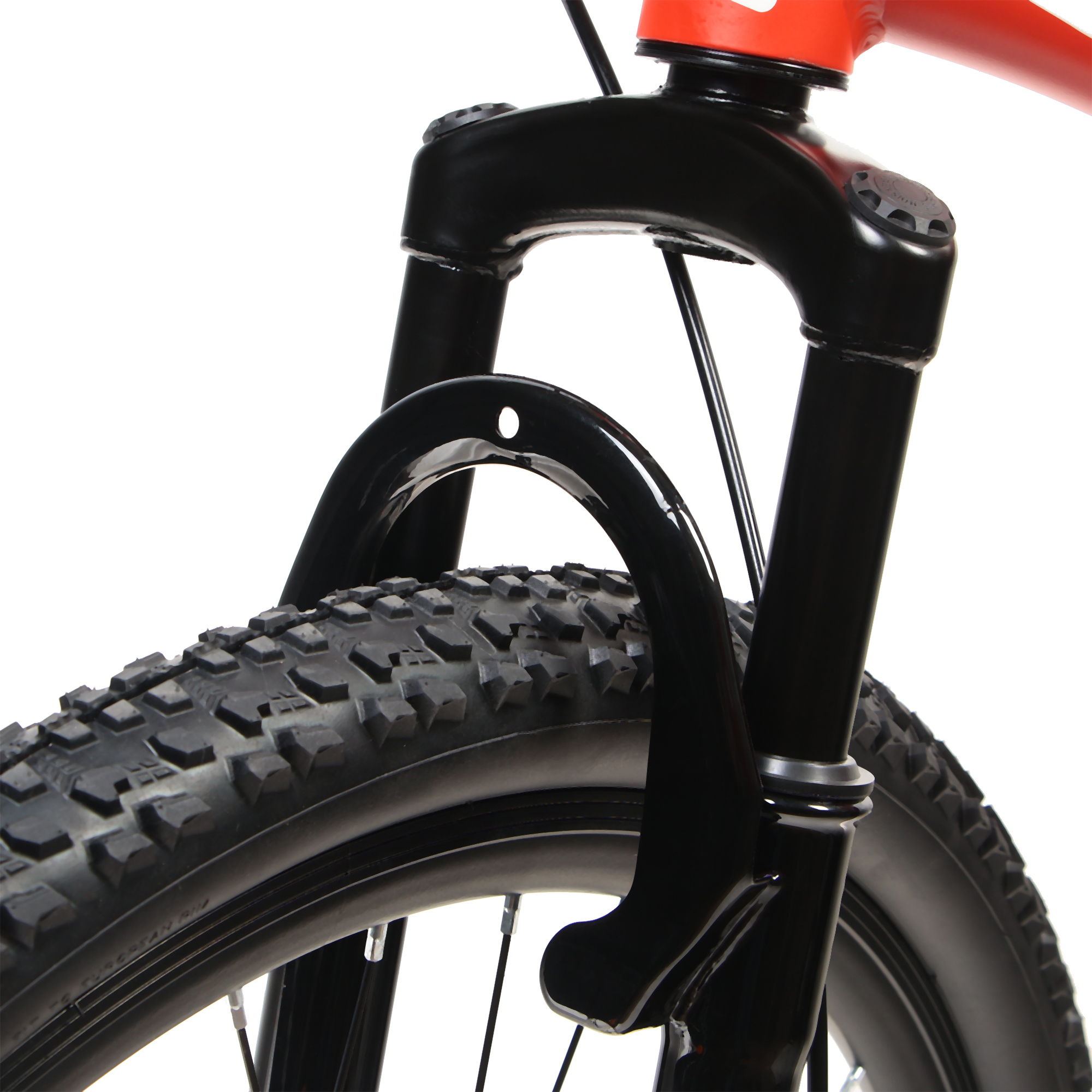 Велосипед Whisper 26, оранжевый, мужской Жесткая стальная вилка - фото 5