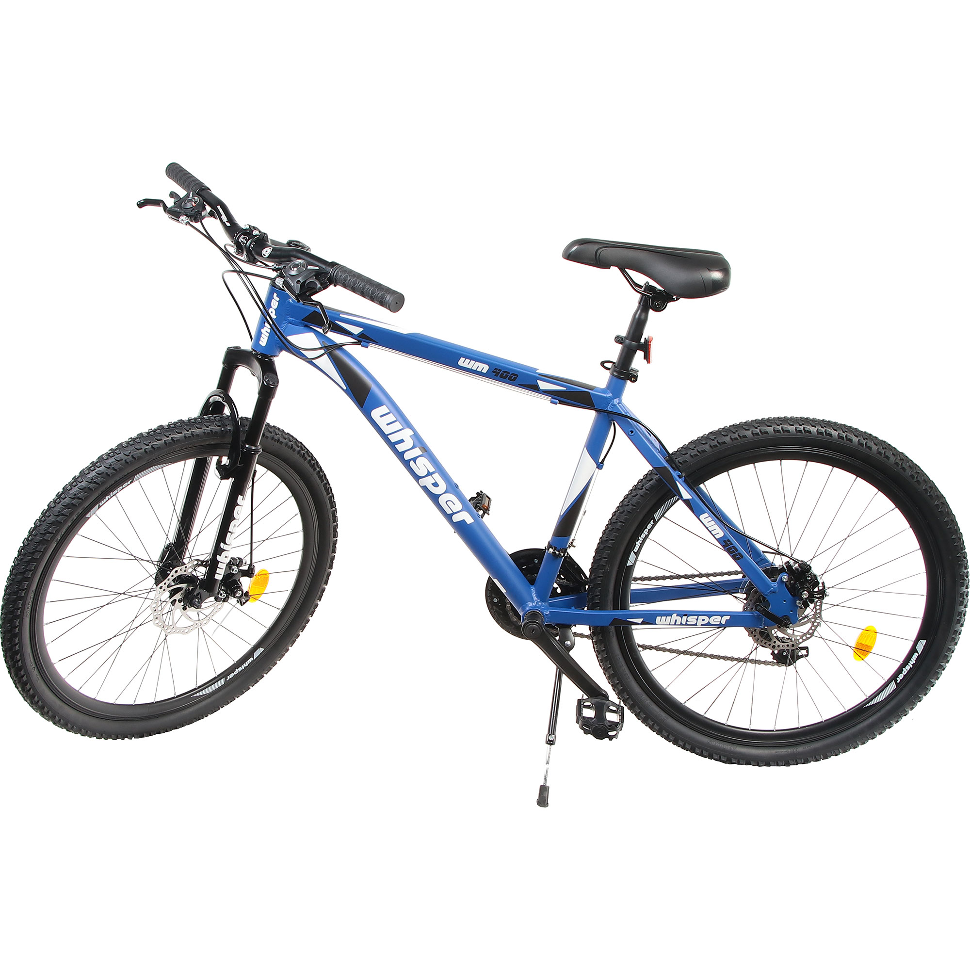 Велосипед Whisper 26, синий, мужской Жесткая стальная вилка - фото 2