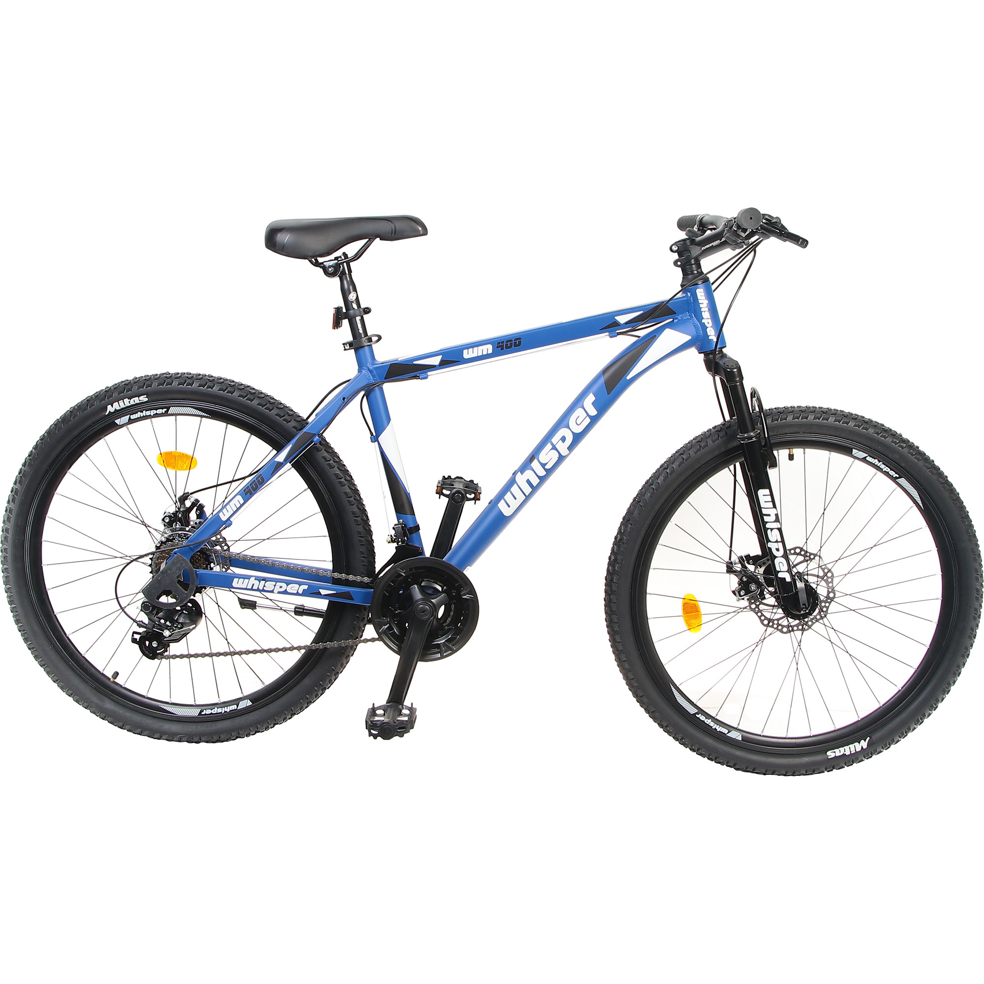 Велосипед Whisper 26, синий, мужской Жесткая стальная вилка - фото 6