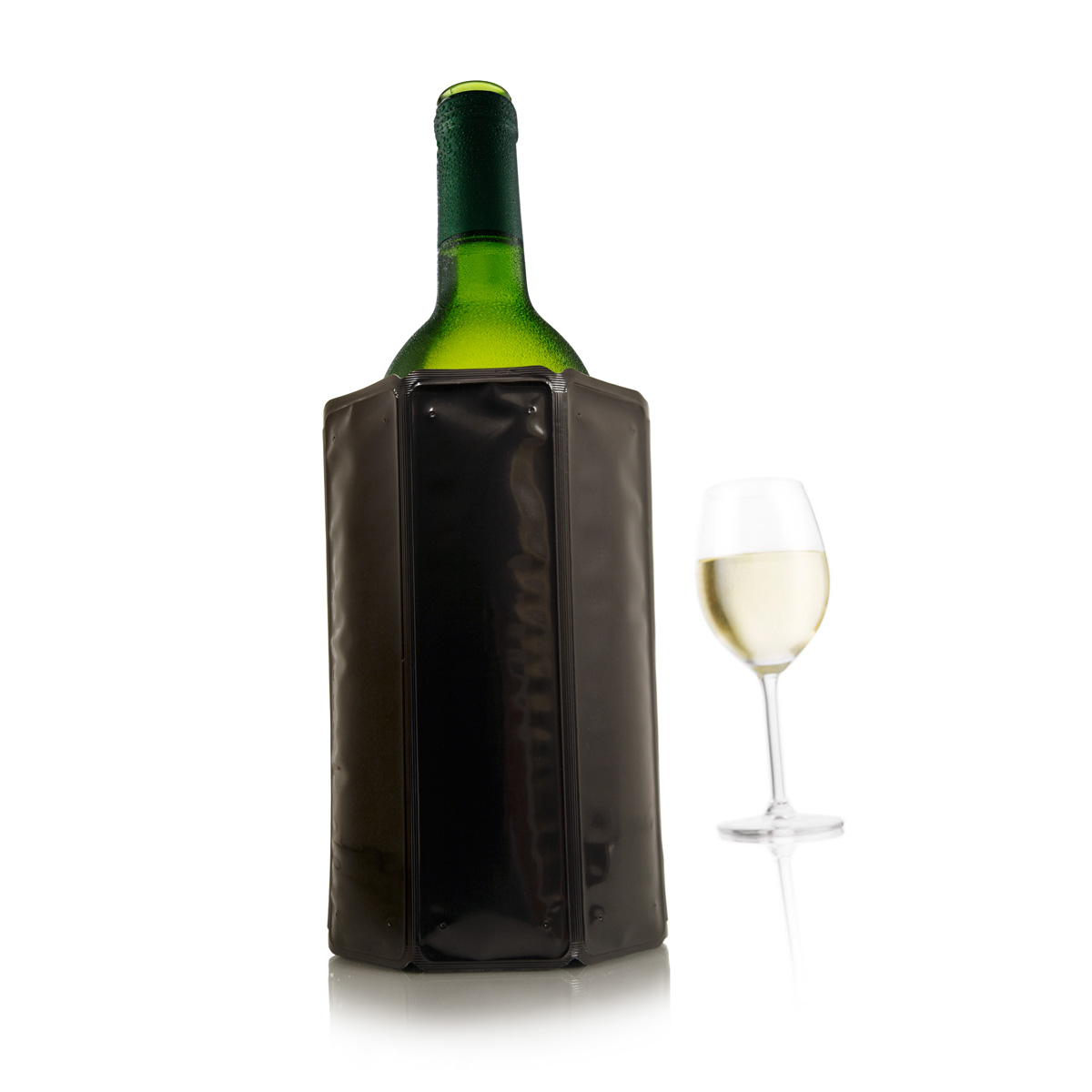 Рубашка охладительная для вина Vacu Vin черный рубашка охладительная для игристых вин vacu vin платина