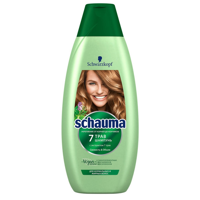 Шампунь Schauma 7 Трав для нормальных волос 750 мл lift olive шампунь для нормальных 500 мл