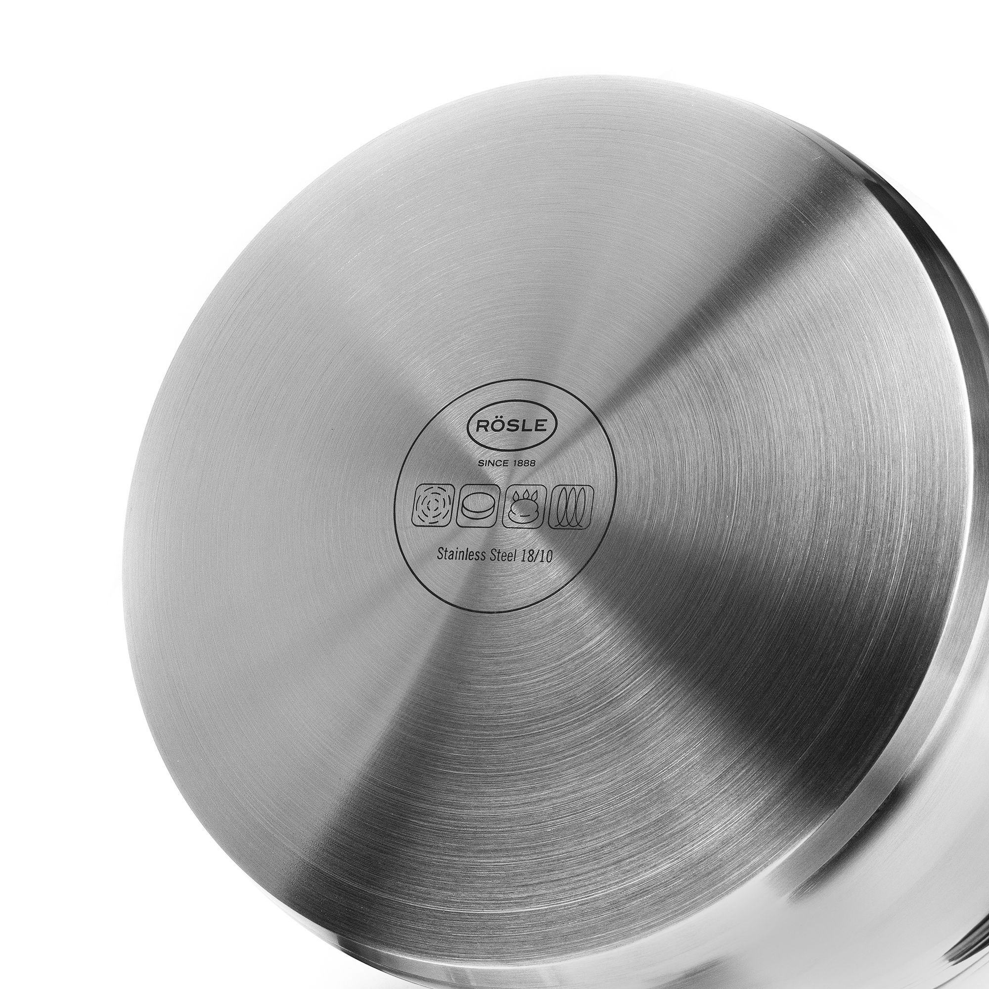 Кастрюля с крышкой Roesle Expertiso диаметр 24 см 5,8 л, цвет серебристый - фото 6