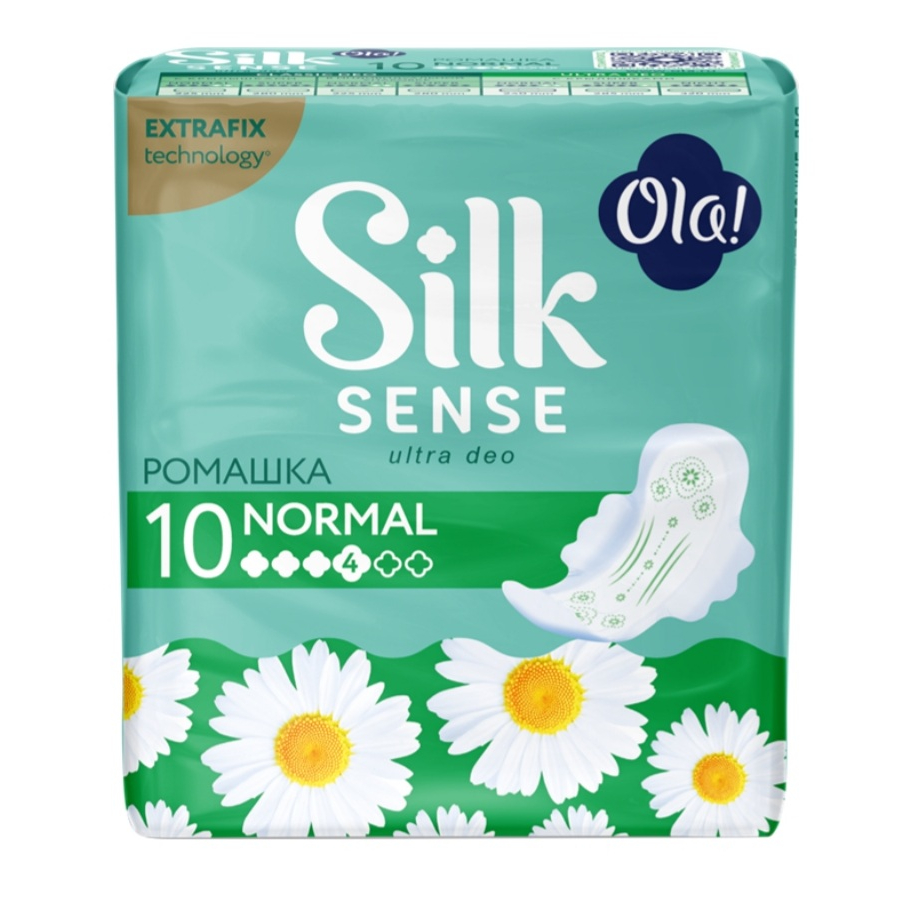 Прокладки Ola! Silk Sense Ultra Deo Ромашка Normal 10 шт