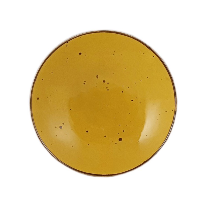 Тарелка глубокая Porcelana Bogucice Alumina Yellow 22 см