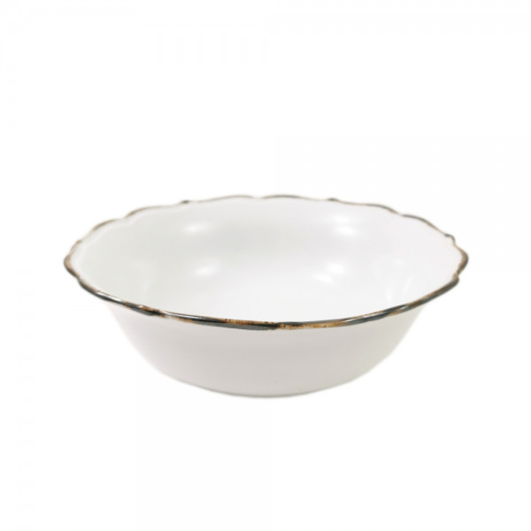 тарелка porcelana bogucice river metal 28 см белая Салатник Porcelana Bogucice River Metal 15 см