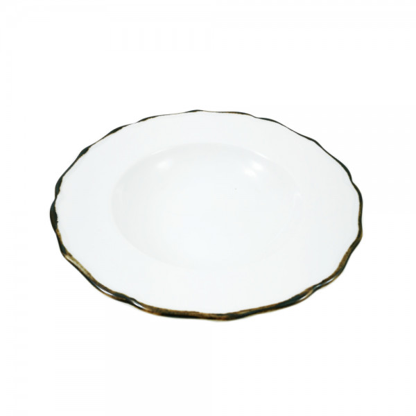 Тарелка глубокая Porcelana Bogucice River Metal 23 см тарелка глубокая porcelana bogucice river white 23 см