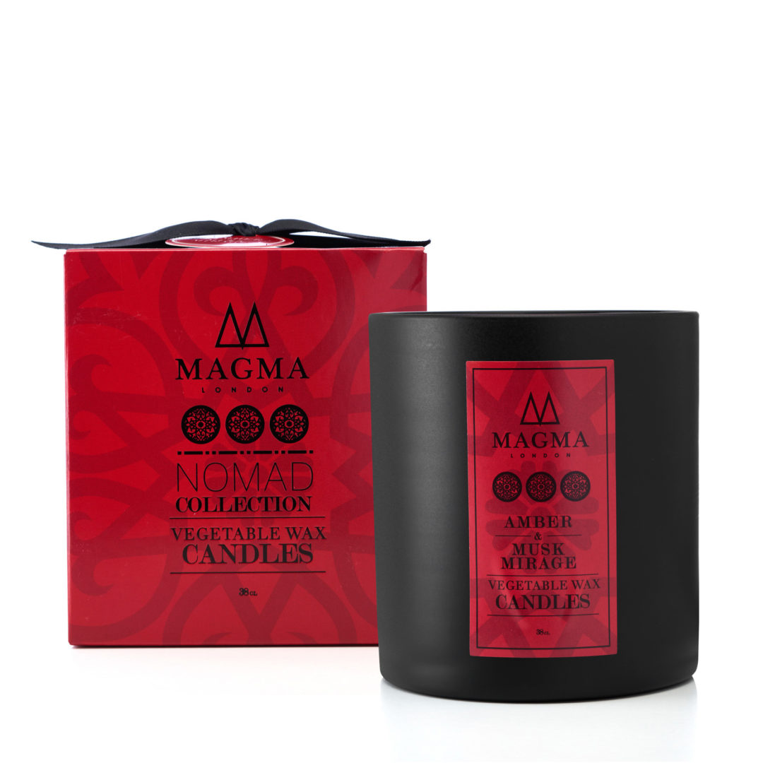Аромасвеча Magma Амбра и мускус 380 мл аромасвеча magma london nomad collection candle black oud 380