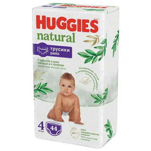 Трусики-подгузники Huggies Elite Soft Platinum №4 9-14 кг 44 шт комплект майка трусики для девочки