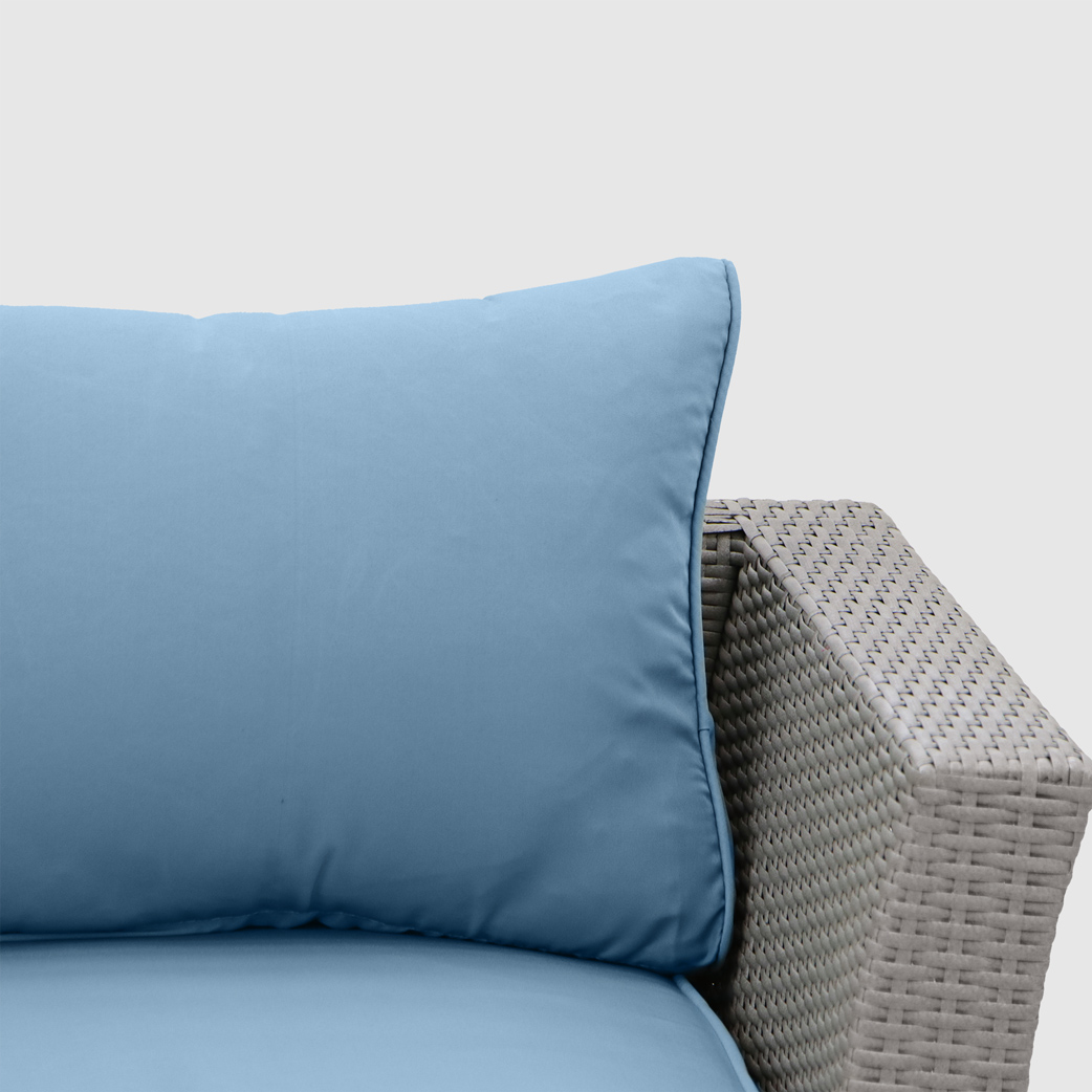 Комплект мебели Greenpatio 8 предметов серый, цвет голубой, размер 145х80х64 см - фото 14