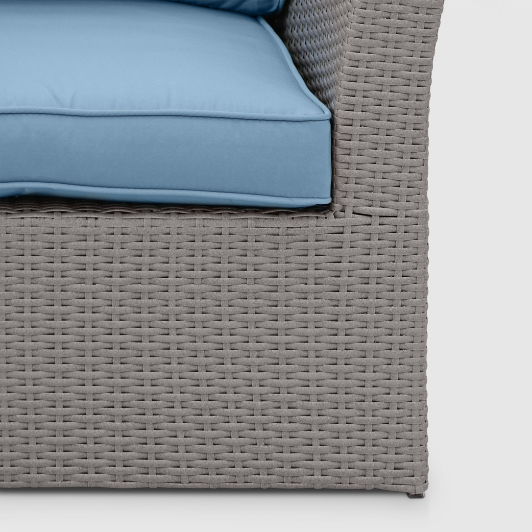 Комплект мебели Greenpatio 8 предметов серый, цвет голубой, размер 145х80х64 см - фото 15