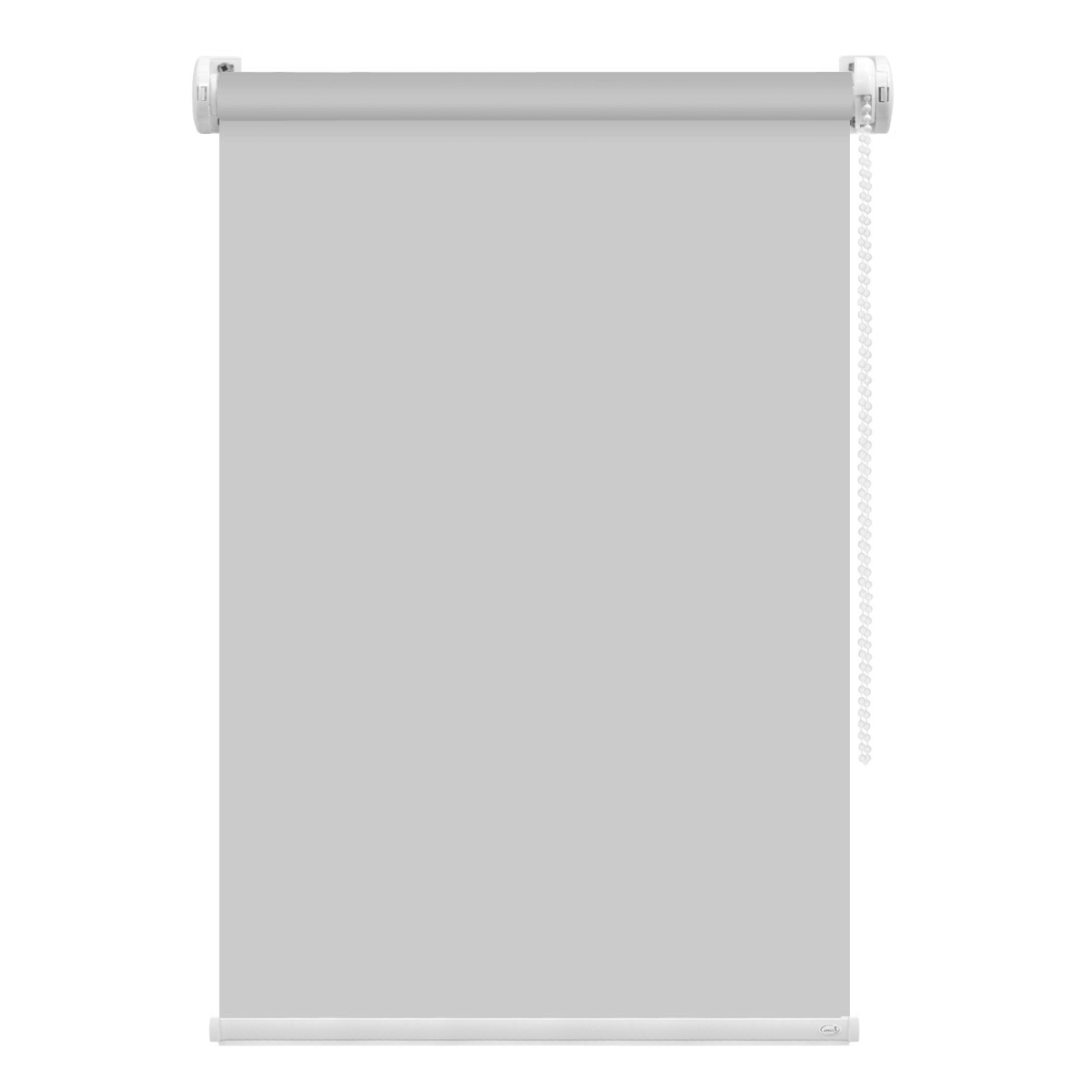 Рулонная штора FixLine Amigo Basic серая 40х160 см, цвет серый, размер 40х180 - фото 1