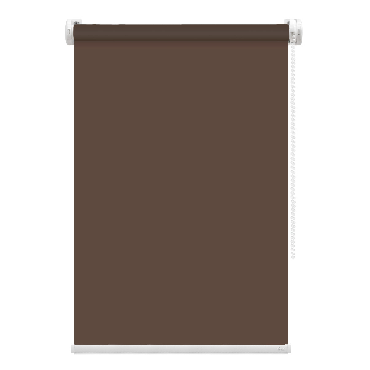 фото Рулонная штора fixline amigo basic коричневая 65х160 см