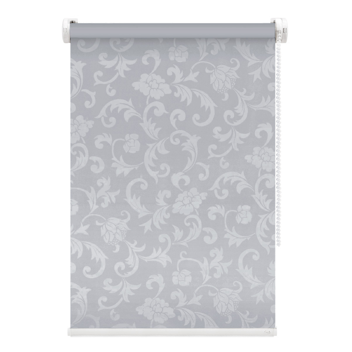 Рулонная штора FixLine Amigo Bloom серая 65х160 см, цвет серый, размер 65х180 - фото 1