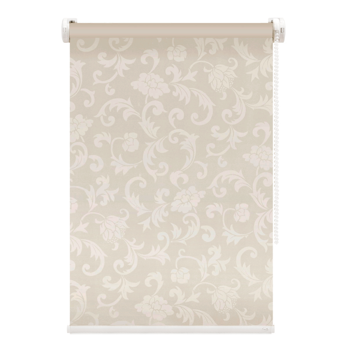 Рулонная штора FixLine Amigo Bloom бежевая 65х160 см