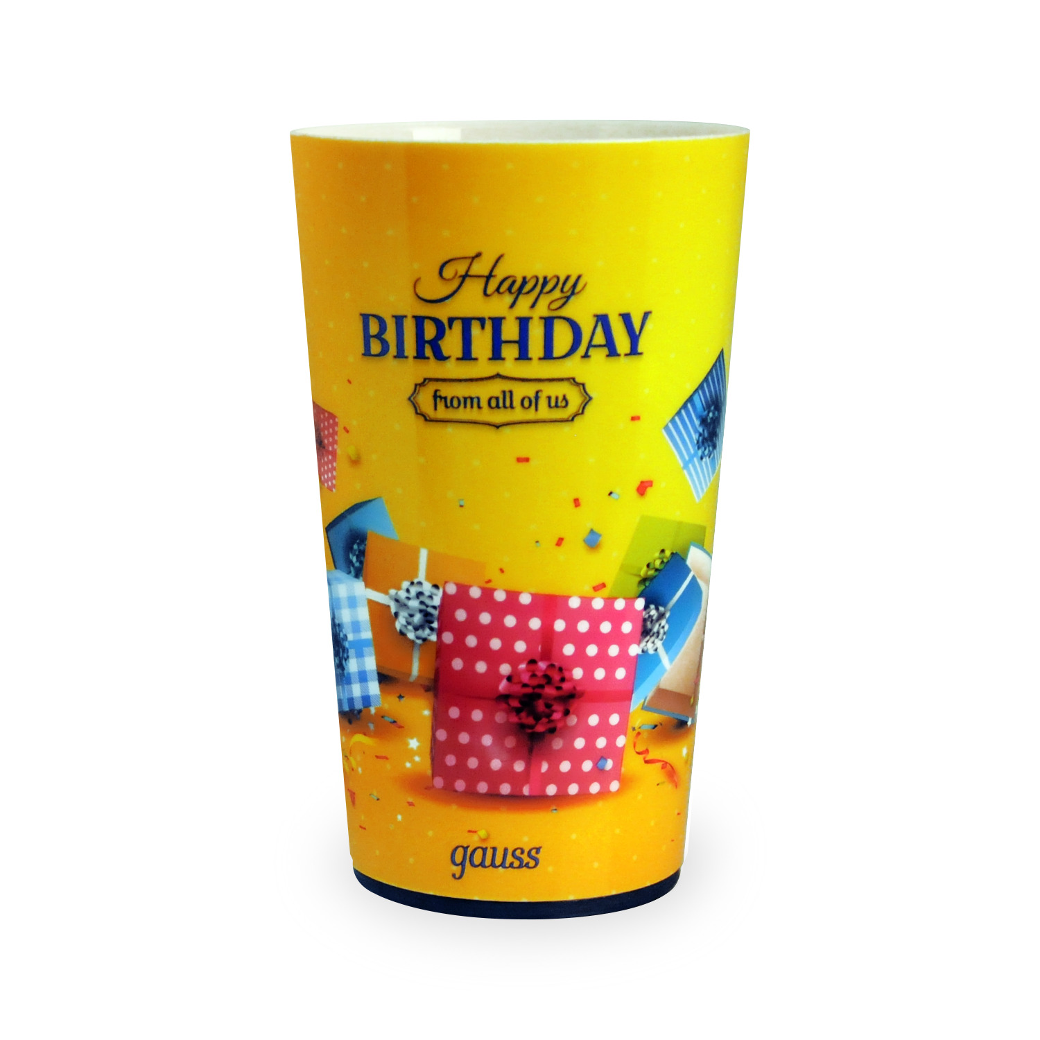 фото Светодиодный стакан gauss lcup lc002 birthday