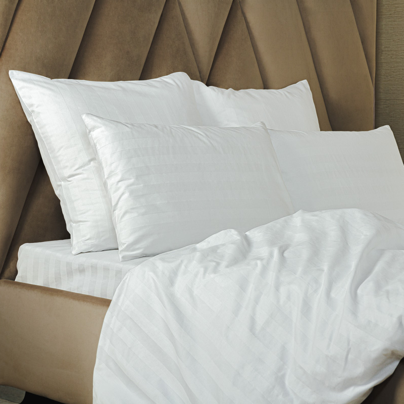 Комплект наволочек Estia Hotel Collection белых 50х70 см защитный для подушки medsleep fresh sleep белый с голубым 50х70 см