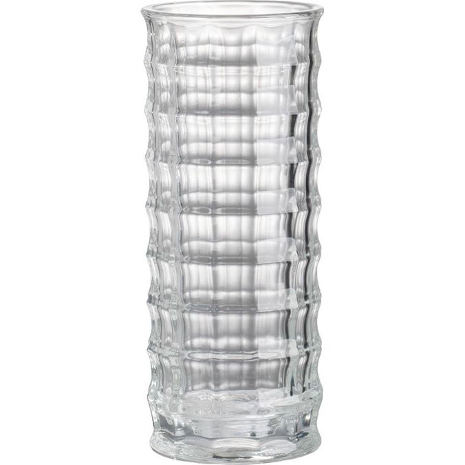 Ваза Glasar 10х10х25 см ваза glasar с цаплей 20х16х36 см зеленая