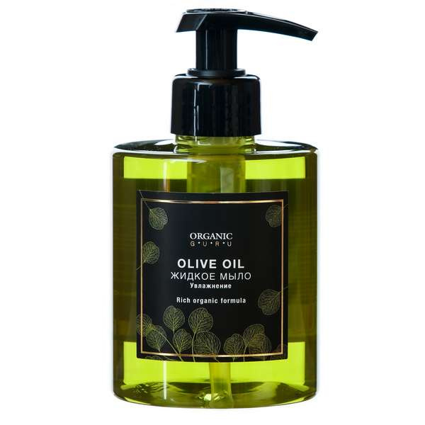Жидкое мыло Organic Guru Olive oil 300 мл скраб эксфолиант organic guru обновляющий для кожи головы 250 мл