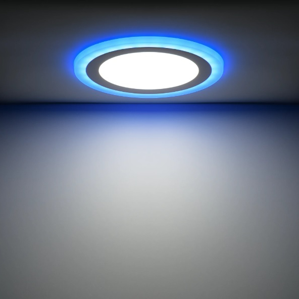 Светильник встраиваемый Gauss BL419 RGB 12+4W 4000K D19 см, цвет 4000 k - фото 6