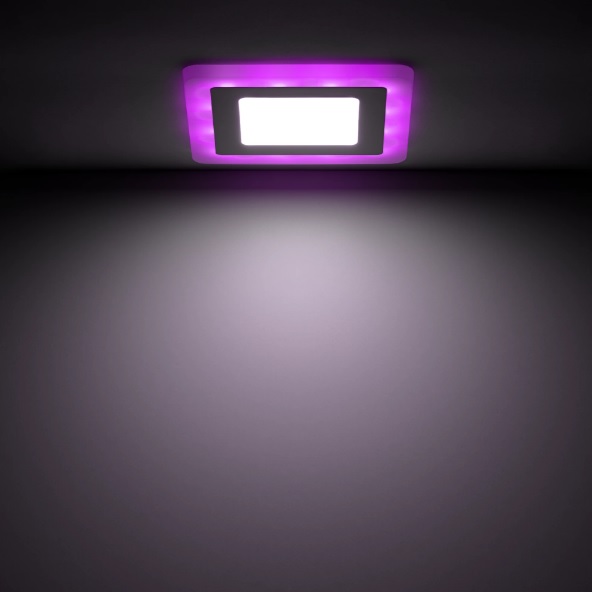 Светильник встраиваемый Gauss RGB 6+3W 4000K D14,5 см, цвет 4000 k - фото 5